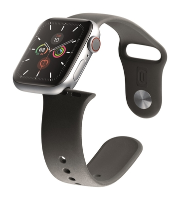 CELLULAR LINE 383137 Urban Λουράκι από Σιλικόνη για Apple Watch Μαύρο 38/40mm