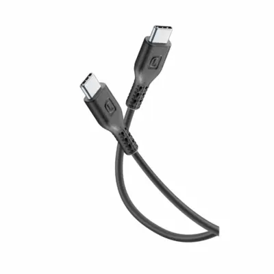 CELLULAR LINE 428241 USB Καλώδιο Συγχρονισμού και Φόρτισης Type-C (1,2m) Μαύρο