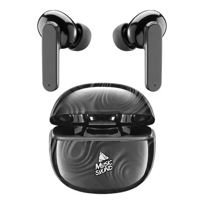 CELLULAR LINE 435119 Music Sound Fantasy Bluetooth Ακουστικά TWS με Θήκη Φόρτισης Μαύρα
