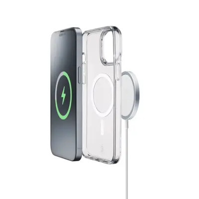 CELLULAR LINE 466373 Θήκη Κινητού Magsafe Σκληρής Σιλικόνης για iPhone 15 Διαφανής