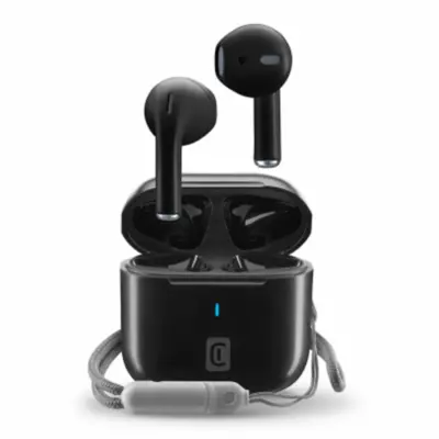 CELLULAR LINE 470073 Rize Bluetooth Ακουστικά TWS με Θήκη Φόρτισης Μαύρα