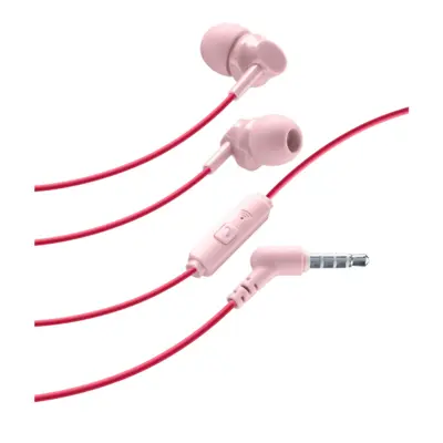 CELLULAR LINE Handsfree Ακουστικά Style Color με βύσμα 3,5mm Ροζ