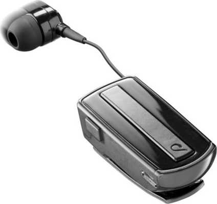 Cellular Line Roller Clip In-ear Bluetooth Handsfree Μαύρο