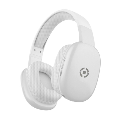Celly FreeBeat Ασύρματα Bluetooth Over Ear Ακουστικά Λευκά