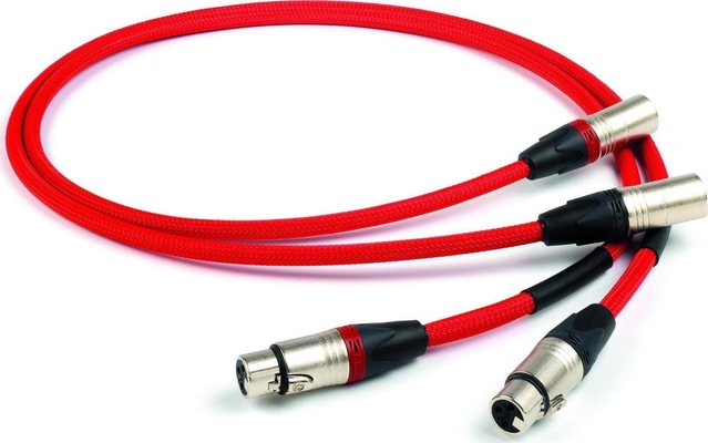 Chord Cable 2x XLR male - 2x XLR female 1m (Shawline Interconnect Analog)