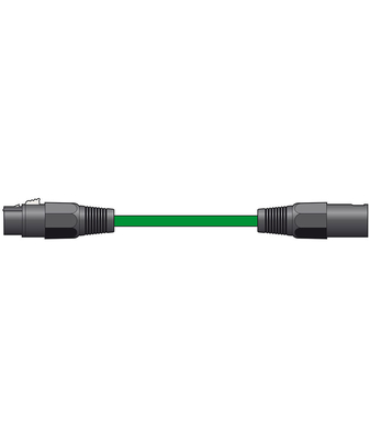 XF-XM150GN Kαλώδιο Μικροφώνου XLR Female - XLR Male 1.5m Πράσινο (Τεμάχιο)
