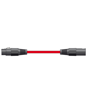 Chord XF-XM150RD Καλώδιο Μικροφώνου XLR Θηλυκό - XLR Αρσενικό 1.5m Κόκκινο (Τεμάχιο)