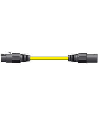 Chord XF-XM150YW Kαλώδιο Μικροφώνου XLR Female - XLR Male 1.5m Κίτρινο (Τεμάχιο)