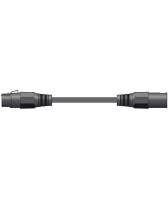 Chord XF-XM300BK Kαλώδιο Μικροφώνου XLR Female - XLR Male 3m Μαύρο (Τεμάχιο)