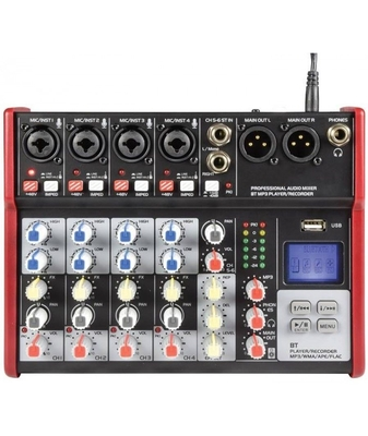 Citronic CSM-6 Compact Μίκτης 6 Καναλιών με USB &amp; Bluetooth (Τεμάχιο)