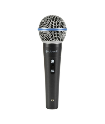 Citronic DM15 Δυναμικό Ενσύρματο Μικρόφωνο Χειρός (Τεμάχιο) Black