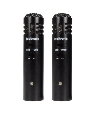 Citronic ECM20 Πυκνωτικά Μικρόφωνα Stereo (Ζεύγος) Black