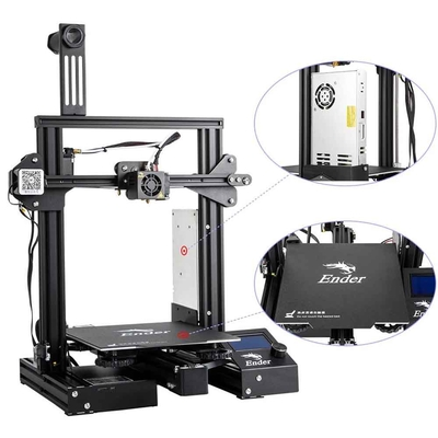 Creality 3D Ender-3 Pro Συναρμολογούμενος 3D Printer με Σύνδεση USB και Card Reade