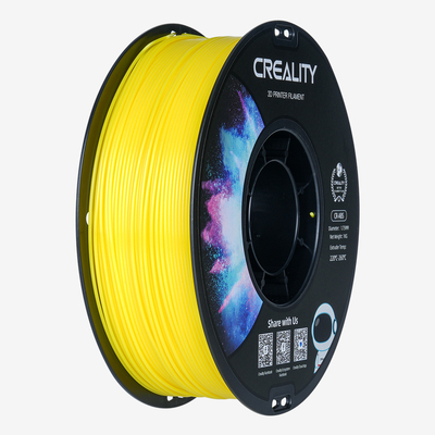 Creality CR-ABS Yellow 3D Printer Filament, Large Object Stability, Tensile Str. 43MPA, 1 kg Spool1.