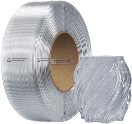 Creality CR-PETG Transparent - No Reel 3D Printer Filament, Hard Glossy, Tensile 49MPA, 1 kg