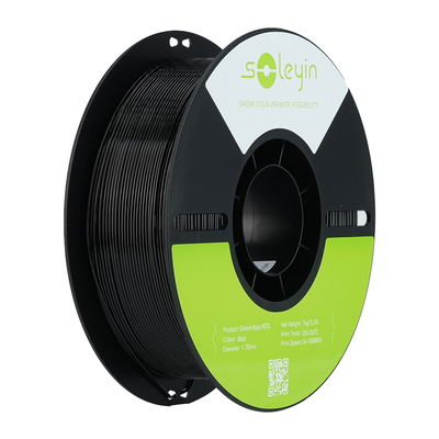 Creality Soleyin Basic PETG Black - 3D Printer Filament  1 kg Spool,1.75