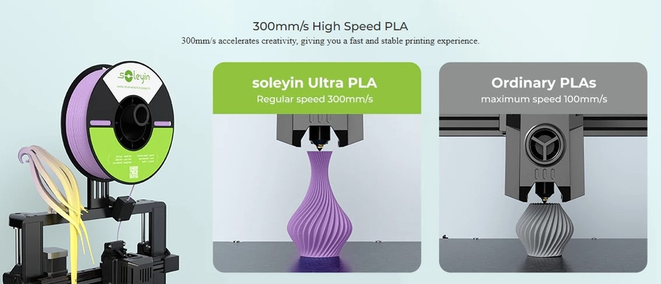 Creality Soleyin Ultra PLA Strawberry Cream (Strawberry Milk) 3D Printer Filament 1 kg Spool,1.75 mm