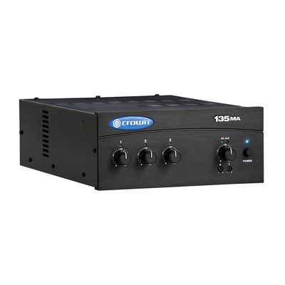 CROWN ΜΙΚΤΗΣ-ΕΝΙΣΧΥΤΗΣ 3 ΕΙΣΟΔΩΝ 35W 8Ω/100V 1 ΖΩΝΗ