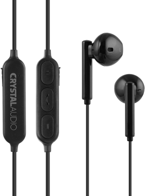 CRYSTAL AUDIO BIE-02-K BLUETOOTH BLACK IN-EAR EARPHONES