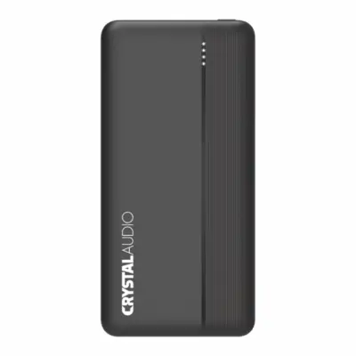 Crystal Audio PBK4K POWER BANK 10K mAh PD DUAL BLACK.PBK4-10K