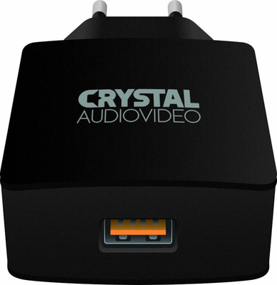 CRYSTAL AUDIO QP-3 QC3.0 port 3.65-6.5V 3A 6.5-9V 2A 9-12V 1.5A Single USB Wall Charger