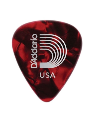 D'Addario 1CRP2-10 Πέννες Cel Pearl Κόκκινο Light (10 Τεμάχια)