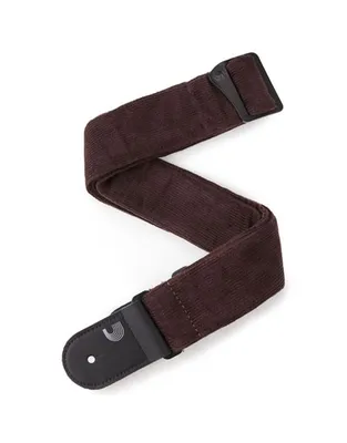 D'Addario 50CR01 Corduroy Brown Ζώνη Κιθάρας - Μπάσου