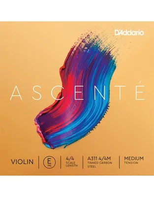 D'Addario ASCENTE A311 4/4 Medium Tension Χορδή Μι Βιολιού