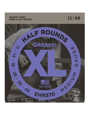 D'Addario ΕΗR-370 Χορδές Ηλεκτρικής Κιθάρας XL Half Rounds .011-.049 Medium