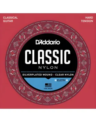 D'Addario EJ-27H Χορδές Κλασικής Κιθάρας - Hard Tension