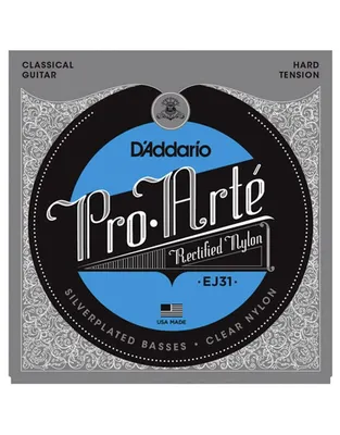 D'Addario EJ31 Χορδές Κλασικής Κιθάρας Rectified Nylon Trebles Hard Tension