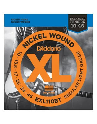 D'Addario EXL-110BT  Χορδές  Ηλ.Κιθάρας XL Nickel Wound .010-.046 Regular Light Balanced Tension