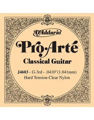 D'Addario J4603 Χορδή G (Σολ) Κλασικής Κιθάρας Hard Tension