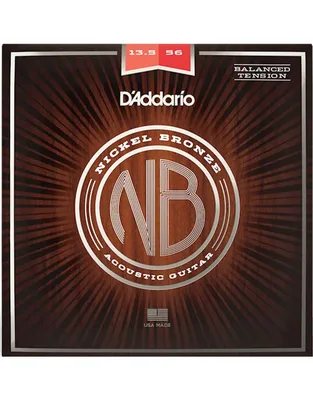 D'Addario NB13556 Χορδές Ακ.Κιθάρας Nickel Bronze .013.5-.056 Medium
