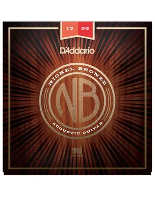 D'Addario NB1356 Χορδές Ακουστικής Κιθάρας Nickel Bronze .013-.056 Medium