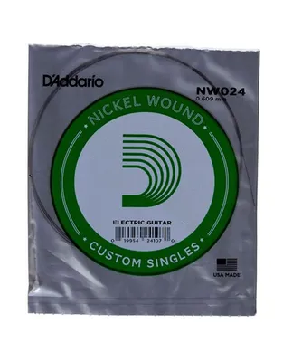 D'Addario NW024 Χορδή Ηλεκτρικής Κιθάρας .024" Nickel Wound