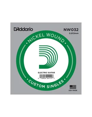 D'Addario NW032 Χορδή Ηλεκτρικής Κιθάρας .032" Nickel Wound