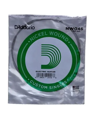 D'Addario NW046 Χορδή Ηλεκτρικής Κιθάρας .046" Nickel Wound