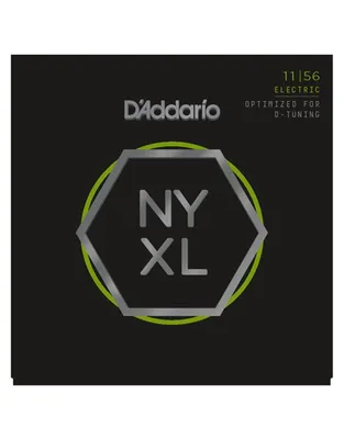 D'Addario NYXL1156 Χορδές Ηλ.Κιθάρας NYXL Nickel Wound .011-.056 Medium Top/ Extra Heavy Bottom