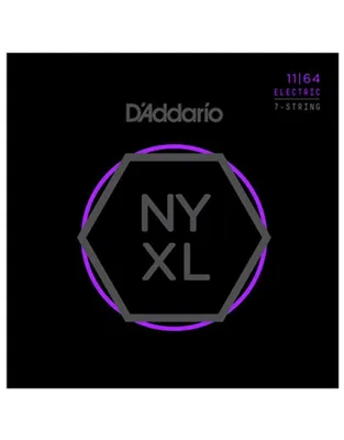 D'Addario NYXL1164 Χορδές 7-Χορδης Ηλ.Κιθάρας NYXL Nickel Wound .011-.064 Medium