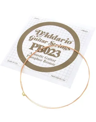D'Addario PB023 Χορδή Ακουστικής Κιθάρας .023" Phosphor Bronze