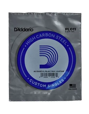 D'Addario PL011 Χορδή Ηλεκτρικής / Ακουστικής Κιθάρας .011" Plain Steel