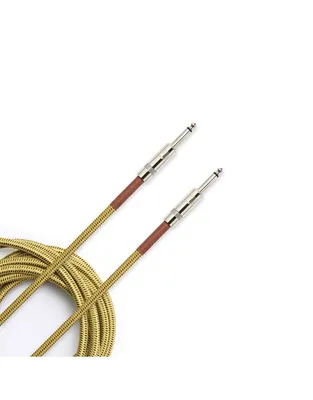 D'Addario PW-BG-10 TW Braided Καλώδιο Καρφί-Καρφί 3m Tweed