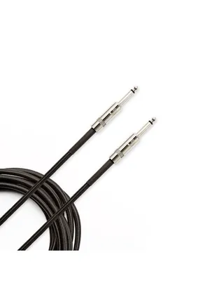 D'Addario PW-BG-20BK Braided Καλώδιο Καρφί-Καρφί 6m Μαύρο