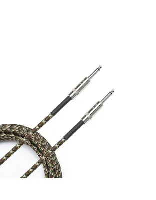 D'Addario PW-BG-20CF Braided Kαλώδιο Καρφί-Καρφί 6m Camouflage