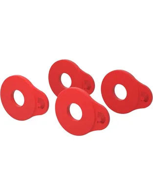 D'Addario PW-FLSB-04RD Strap Lock (Σετ 4 τμχ) κόκκινο
