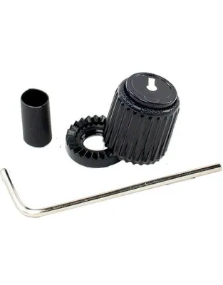 D'Addario PW-LNS-01B Loknob Small Black Καπάκι Σταθεροποίησης Ρύθμισης Ποτενσιομέτρου