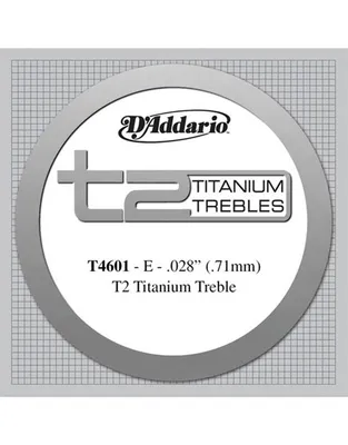 D'Addario T4601 Χορδή E (Μι Καντίνι) Κλασικής Κιθάρας Titanium Hard Tension .028