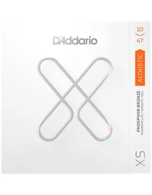 D'Addario XSAPB1047 Χορδές Ακουστικής Κιθάρας XS Phosphor Bronze Coated .010-.047 Extra Light