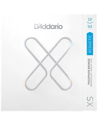 D'Addario XSAPB1253 Χορδές Ακουστικής Κιθάρας XS Phosphor Bronze Coated .012-.053 Light